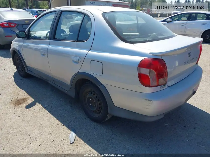 2002 Toyota Echo VIN: JTDBT123120246068 Lot: 45545713