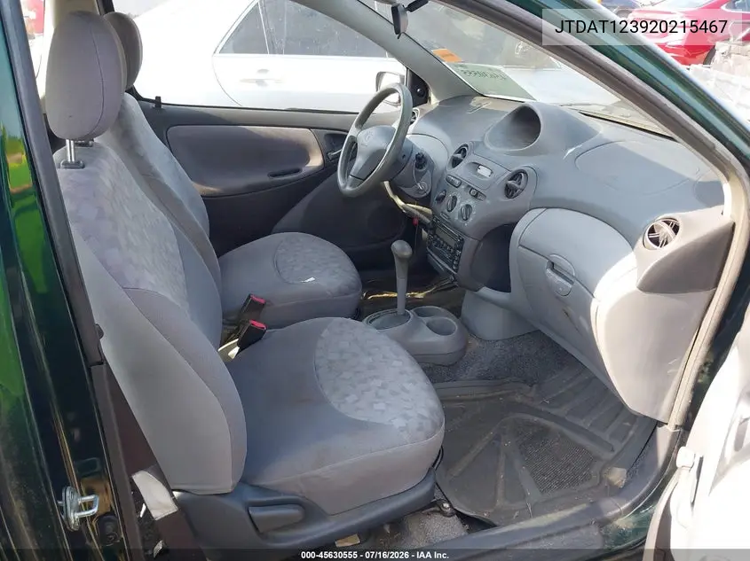 2002 Toyota Echo VIN: JTDAT123920215467 Lot: 45630555
