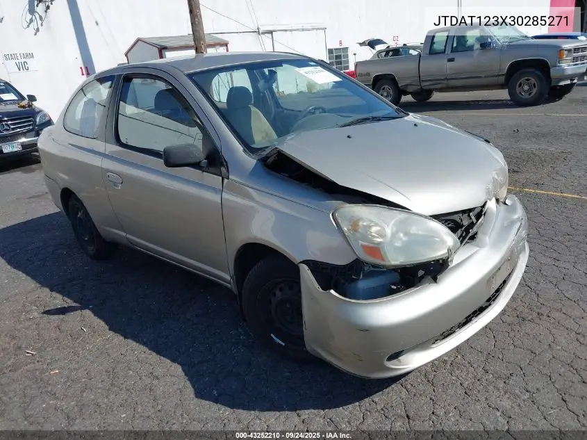 2003 Toyota Echo VIN: JTDAT123X30285271 Lot: 43252210