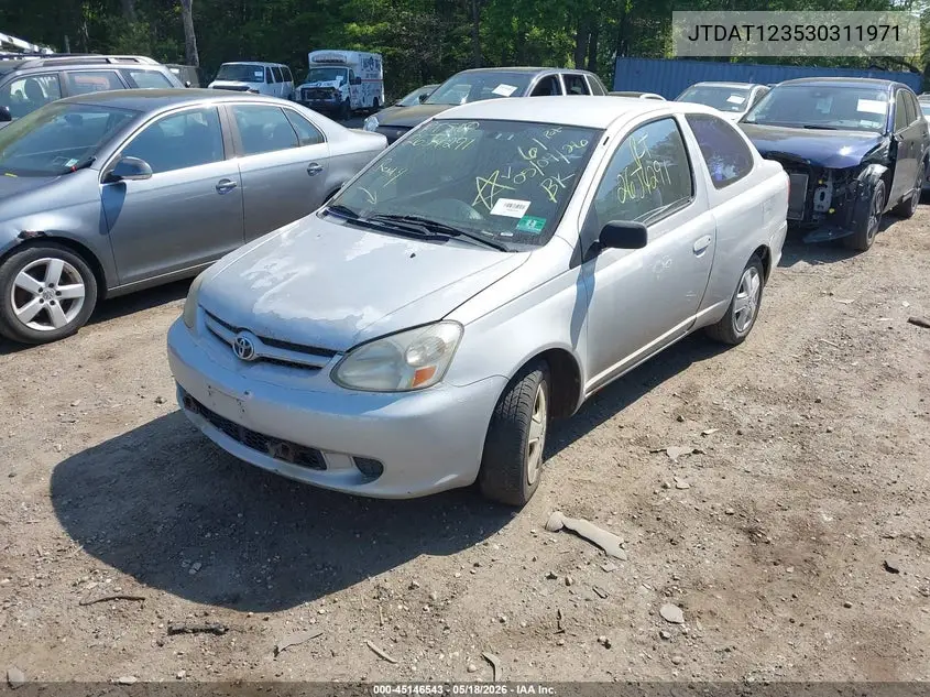 2003 Toyota Echo VIN: JTDAT123530311971 Lot: 45146543