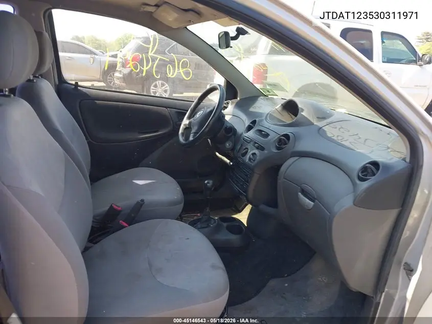 2003 Toyota Echo VIN: JTDAT123530311971 Lot: 45146543
