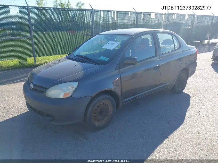 2003 Toyota Echo VIN: JTDBT123730282977 Lot: 45258322