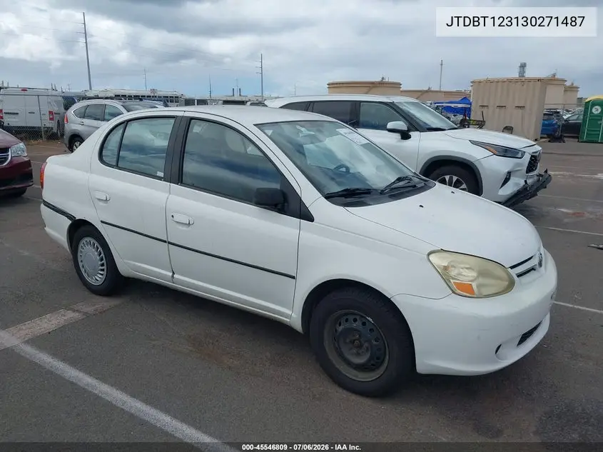 2003 Toyota Echo VIN: JTDBT123130271487 Lot: 45546809