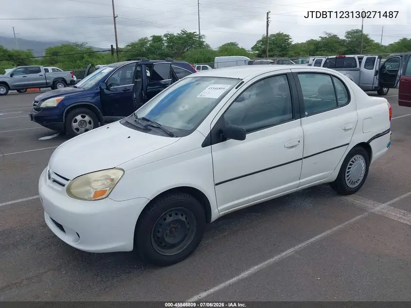 2003 Toyota Echo VIN: JTDBT123130271487 Lot: 45546809