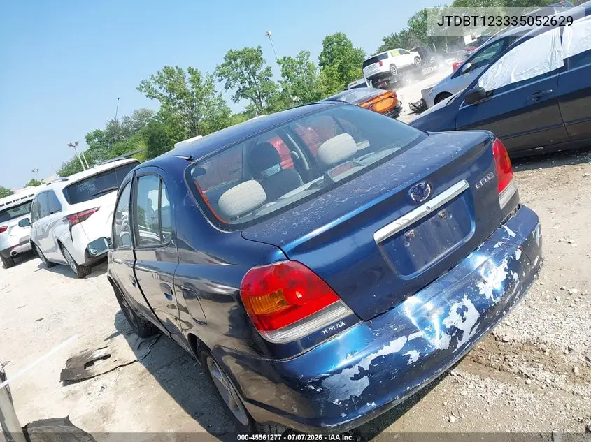 2003 Toyota Echo VIN: JTDBT123335052629 Lot: 45561277