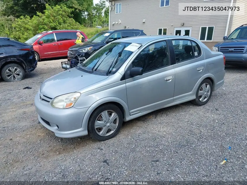 2003 Toyota Echo VIN: JTDBT123435047973 Lot: 45577953
