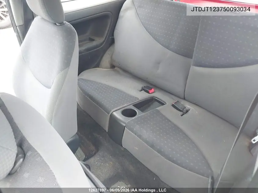 2005 Toyota Echo VIN: JTDJT123750093034 Lot: 12627897