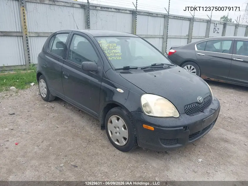 2005 Toyota Echo VIN: JTDKT123750079171 Lot: 12629631