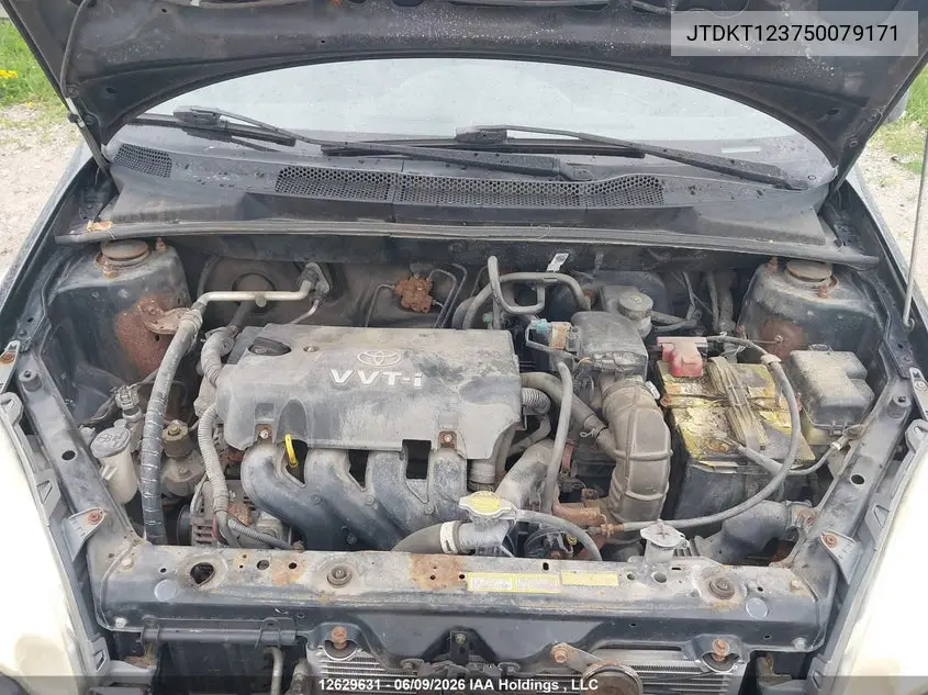 2005 Toyota Echo VIN: JTDKT123750079171 Lot: 12629631