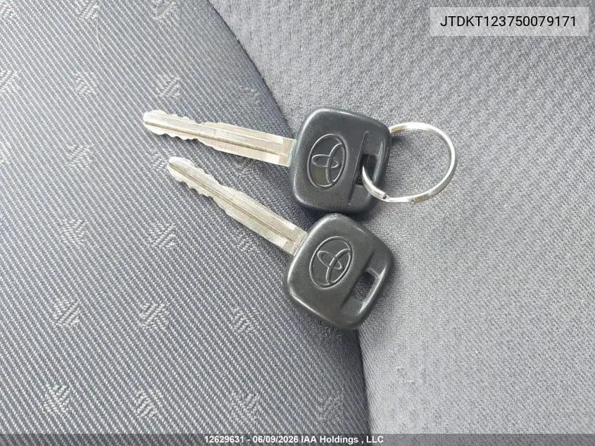 2005 Toyota Echo VIN: JTDKT123750079171 Lot: 12629631
