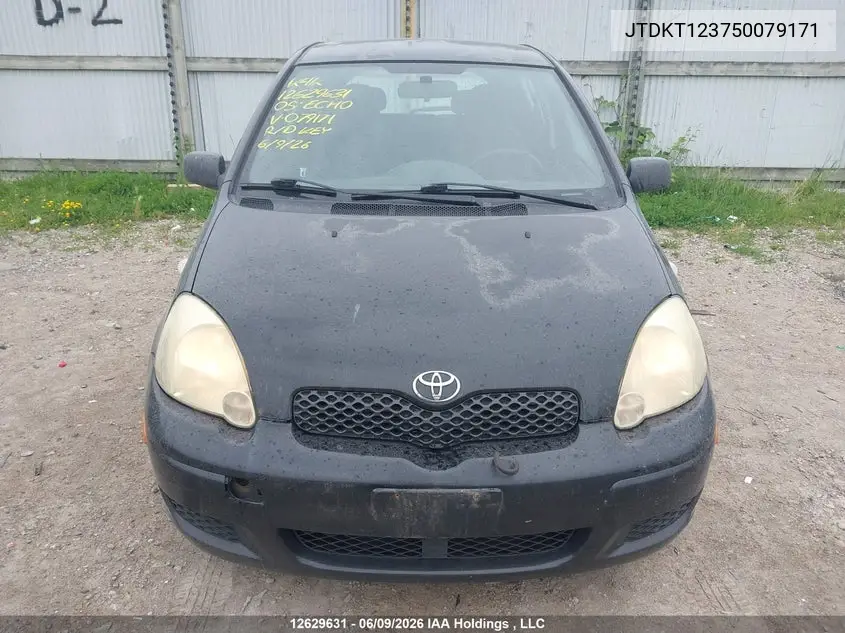 2005 Toyota Echo VIN: JTDKT123750079171 Lot: 12629631