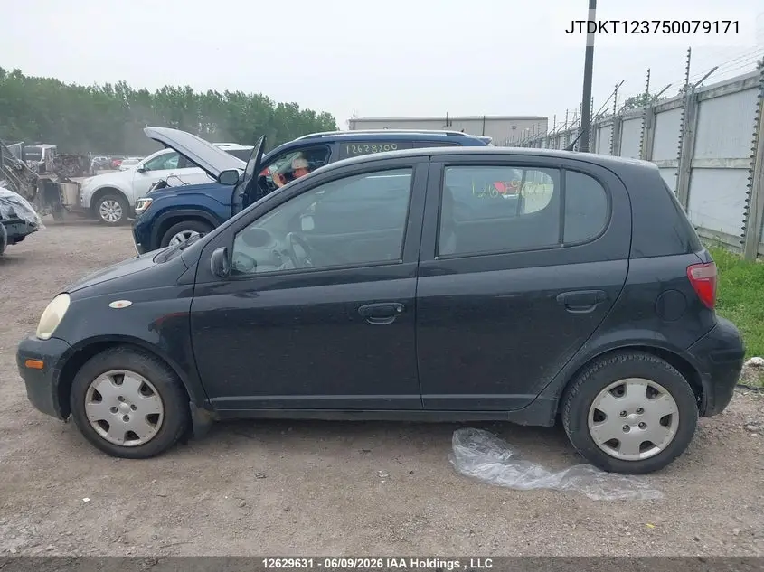 2005 Toyota Echo VIN: JTDKT123750079171 Lot: 12629631