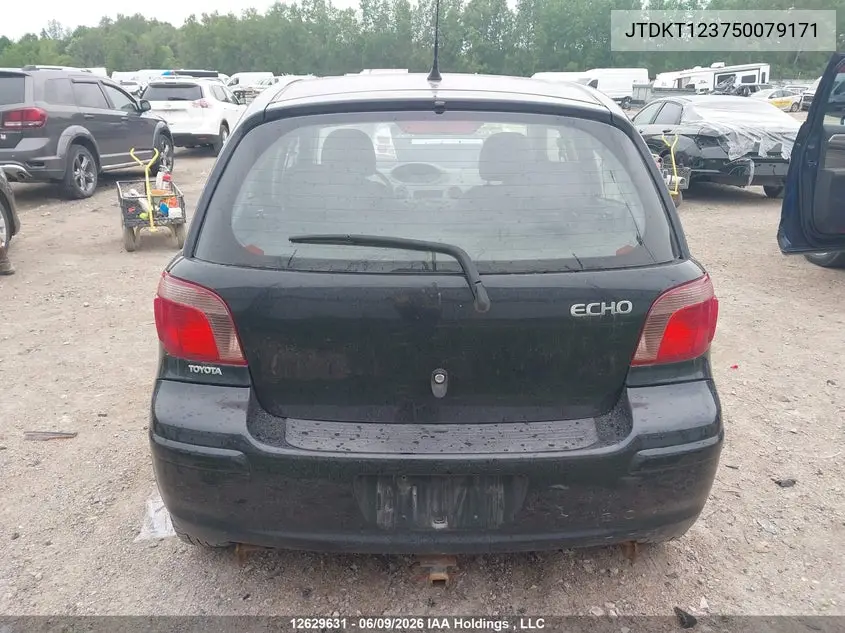 2005 Toyota Echo VIN: JTDKT123750079171 Lot: 12629631