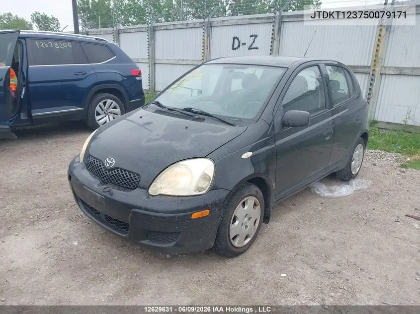 2005 Toyota Echo VIN: JTDKT123750079171 Lot: 12629631