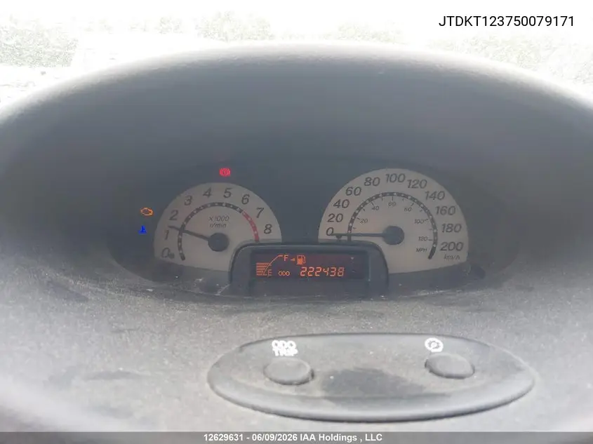 2005 Toyota Echo VIN: JTDKT123750079171 Lot: 12629631