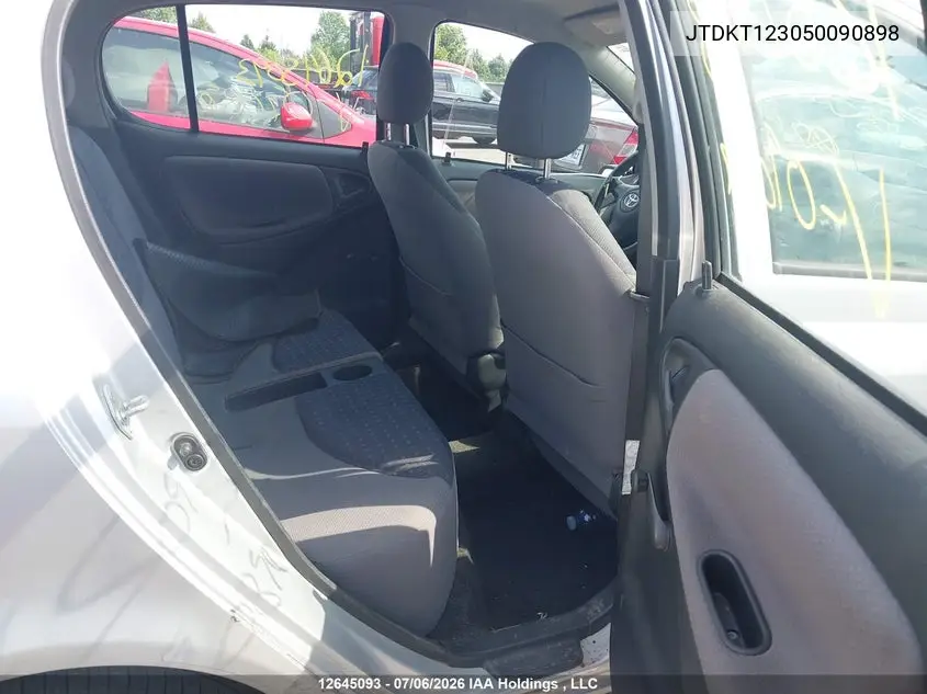 2005 Toyota Echo VIN: JTDKT123050090898 Lot: 12645093x