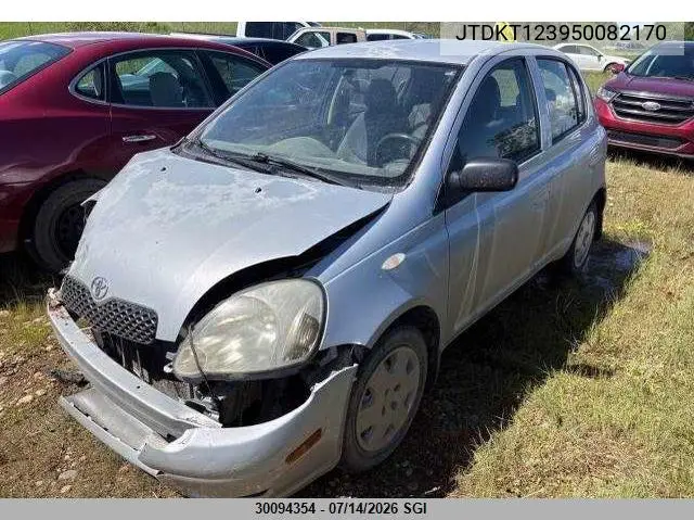 2005 Toyota Echo VIN: JTDKT123950082170 Lot: 30094354