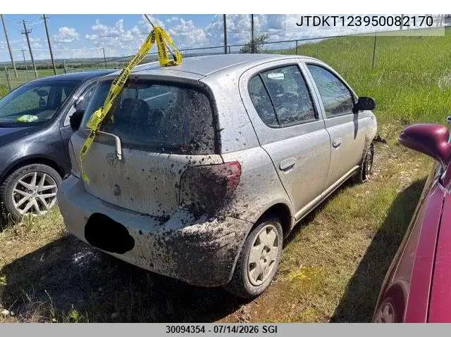 2005 Toyota Echo VIN: JTDKT123950082170 Lot: 30094354