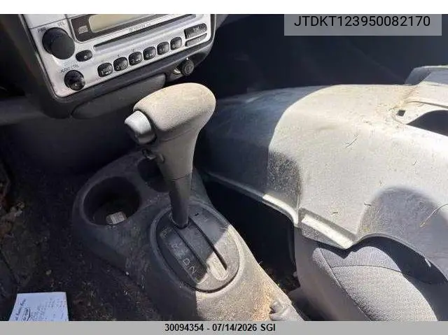 2005 Toyota Echo VIN: JTDKT123950082170 Lot: 30094354