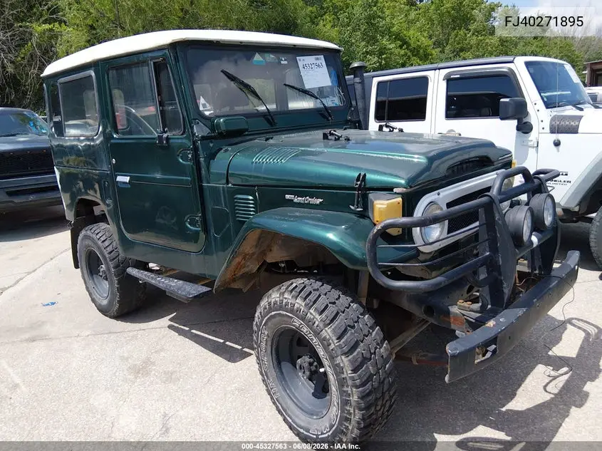 1978 Toyota Fj Cruiser VIN: FJ40271895 Lot: 45327563