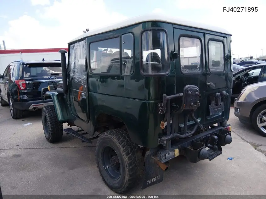1978 Toyota Fj Cruiser VIN: FJ40271895 Lot: 45327563