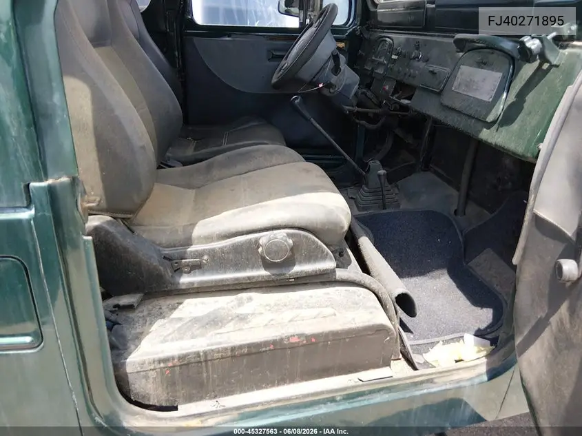 1978 Toyota Fj Cruiser VIN: FJ40271895 Lot: 45327563