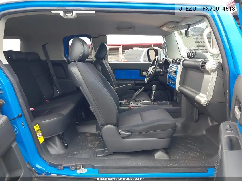 2007 Toyota Fj Cruiser VIN: JTEZU11FX70014613 Lot: 44814424