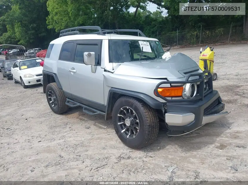 2007 Toyota Fj Cruiser VIN: JTEZU11F570009531 Lot: 45158388