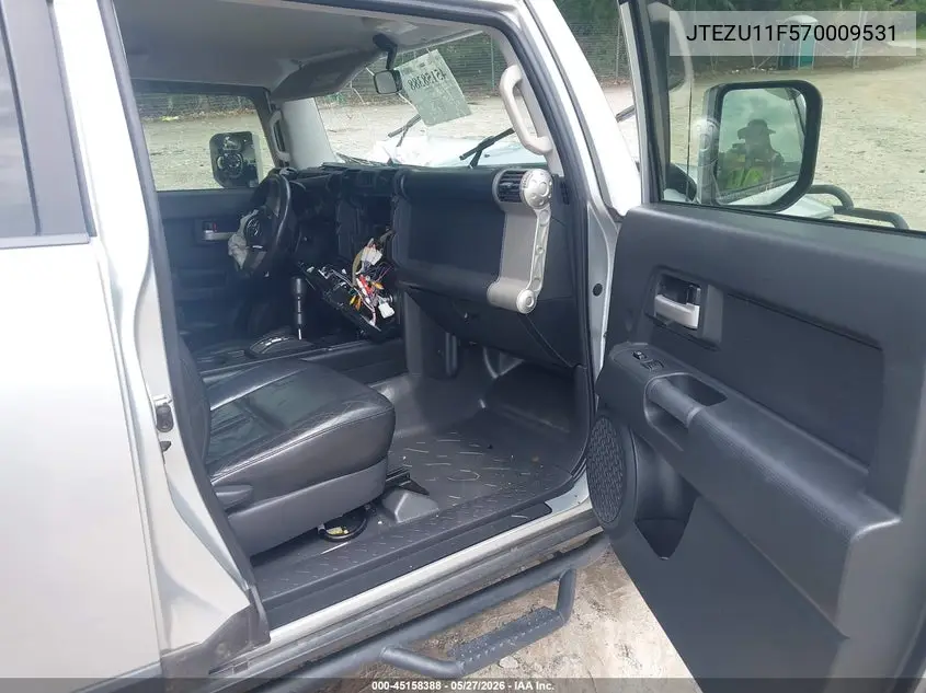 2007 Toyota Fj Cruiser VIN: JTEZU11F570009531 Lot: 45158388