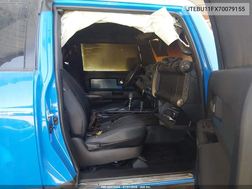2007 Toyota Fj Cruiser VIN: JTEBU11FX70079155 Lot: 45576204