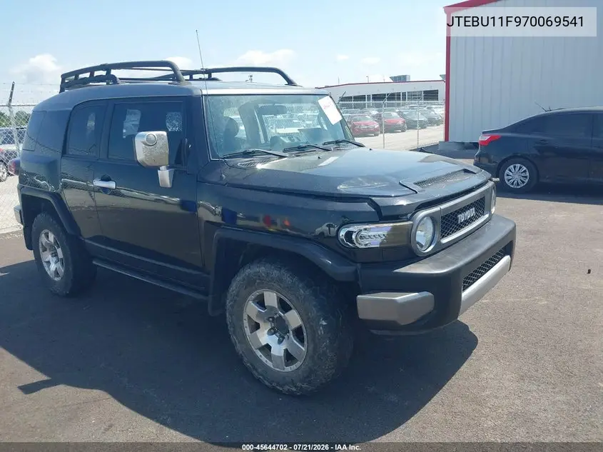 2007 Toyota Fj Cruiser VIN: JTEBU11F970069541 Lot: 45644702