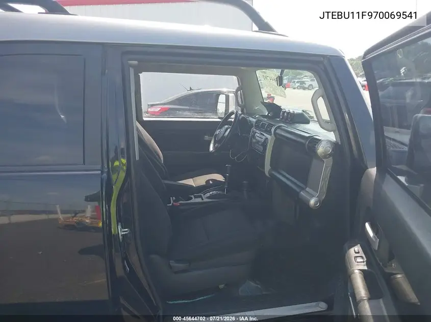 2007 Toyota Fj Cruiser VIN: JTEBU11F970069541 Lot: 45644702