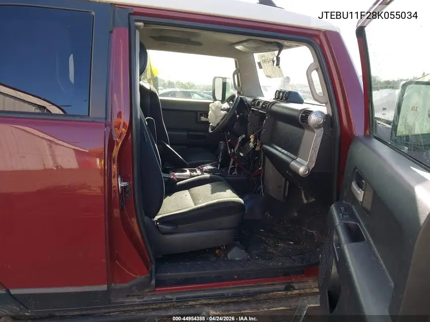 2008 Toyota Fj Cruiser VIN: JTEBU11F28K055034 Lot: 44954388