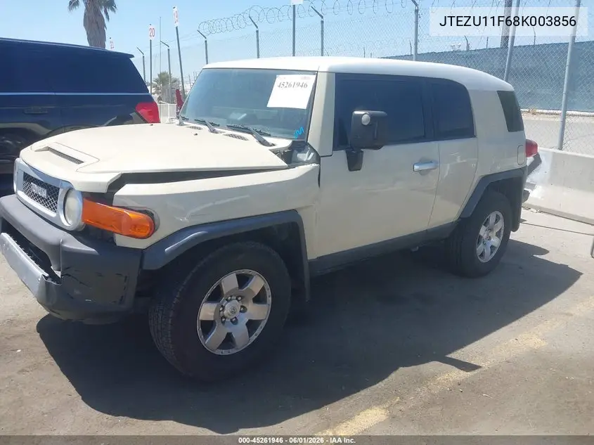 2008 Toyota Fj Cruiser VIN: JTEZU11F68K003856 Lot: 45261946