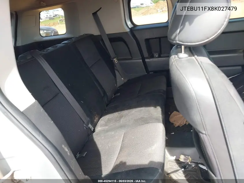 2008 Toyota Fj Cruiser VIN: JTEBU11FX8K027479 Lot: 45294115
