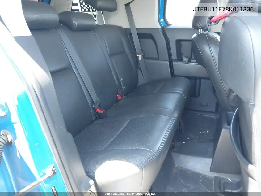 2008 Toyota Fj Cruiser VIN: JTEBU11F78K011336 Lot: 45362482