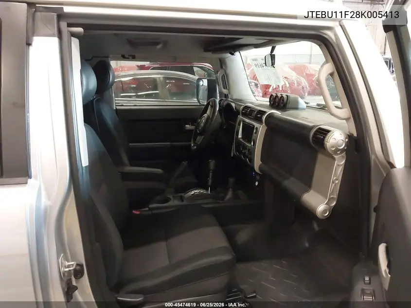 2008 Toyota Fj Cruiser VIN: JTEBU11F28K005413 Lot: 45474619