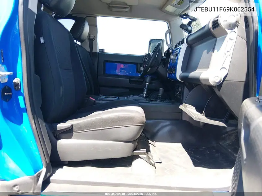 2009 Toyota Fj Cruiser VIN: JTEBU11F69K062554 Lot: 45262340