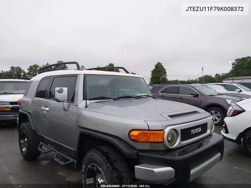 2009 Toyota Fj Cruiser VIN: JTEZU11F79K008372 Lot: 45548668
