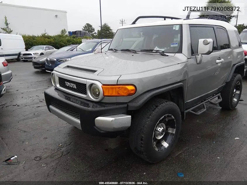 2009 Toyota Fj Cruiser VIN: JTEZU11F79K008372 Lot: 45548668
