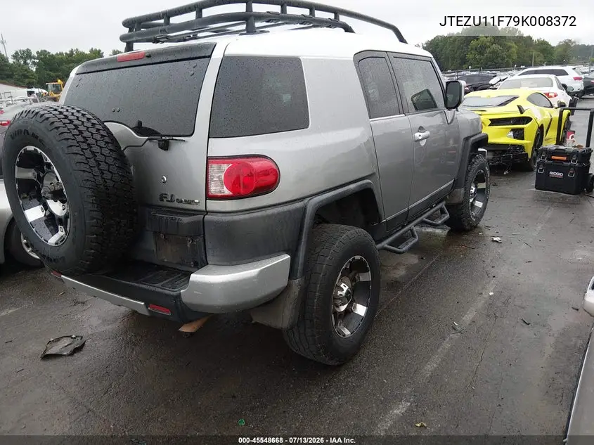 2009 Toyota Fj Cruiser VIN: JTEZU11F79K008372 Lot: 45548668