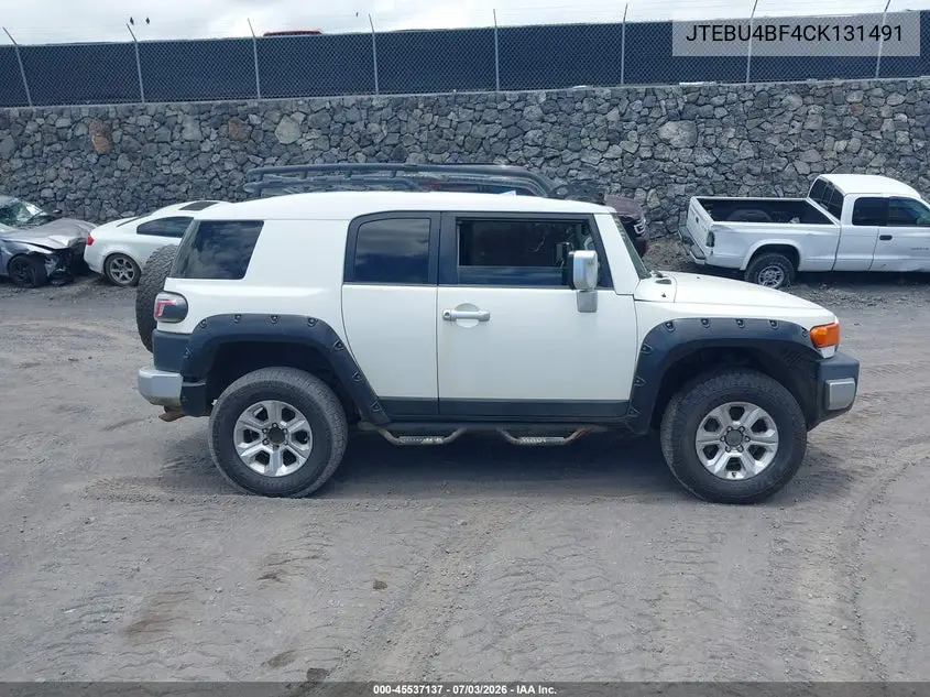 2012 Toyota Fj Cruiser VIN: JTEBU4BF4CK131491 Lot: 45537137