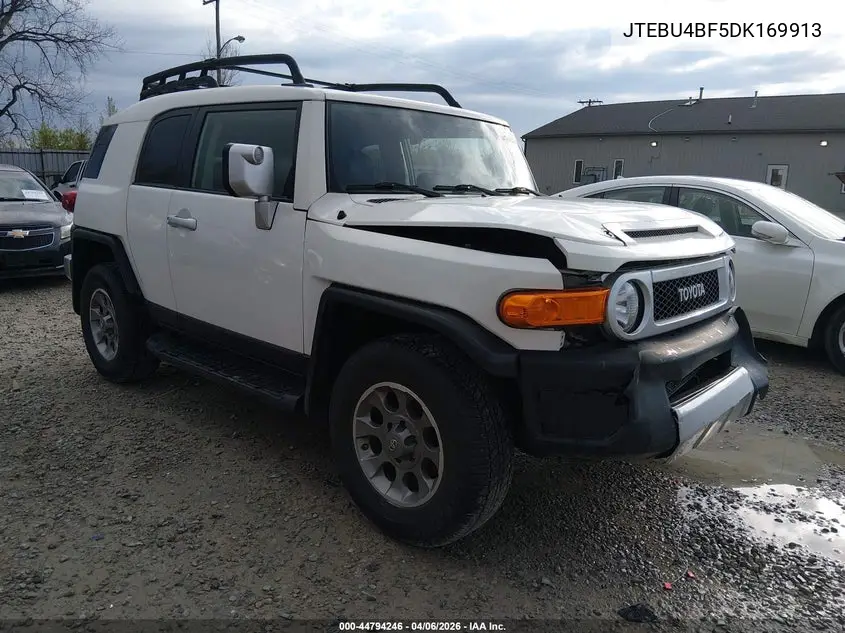 2013 Toyota Fj Cruiser VIN: JTEBU4BF5DK169913 Lot: 44794246