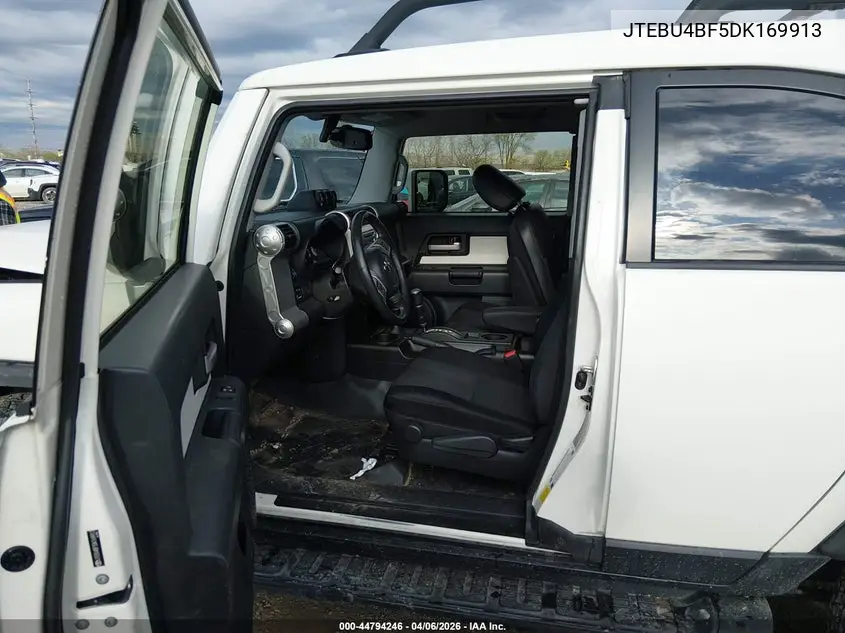 2013 Toyota Fj Cruiser VIN: JTEBU4BF5DK169913 Lot: 44794246