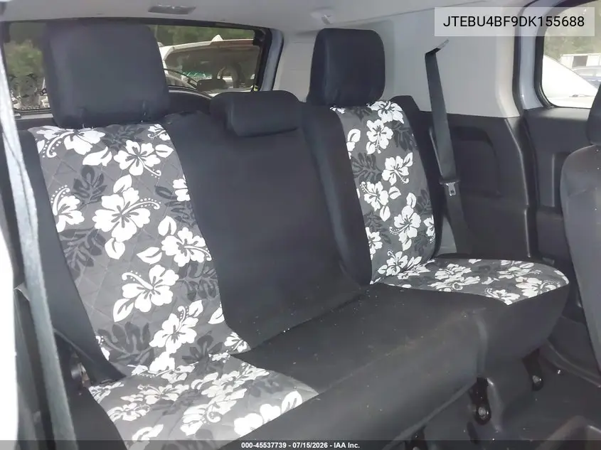 2013 Toyota Fj Cruiser VIN: JTEBU4BF9DK155688 Lot: 45537739