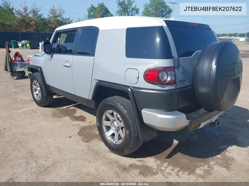 2014 Toyota Fj Cruiser VIN: JTEBU4BF8EK207622 Lot: 45345145