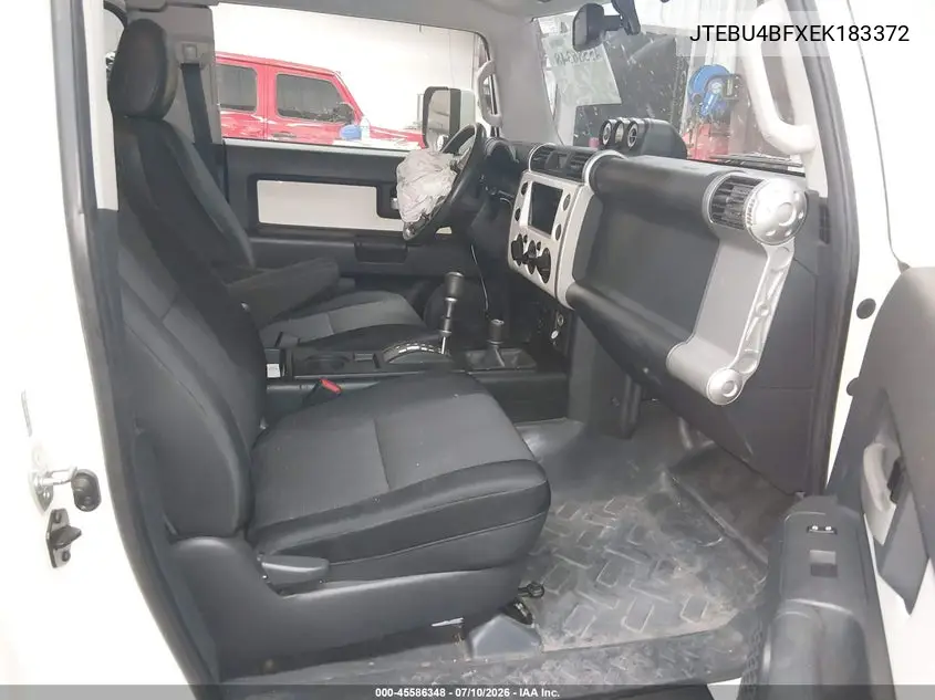 2014 Toyota Fj Cruiser VIN: JTEBU4BFXEK183372 Lot: 45586348
