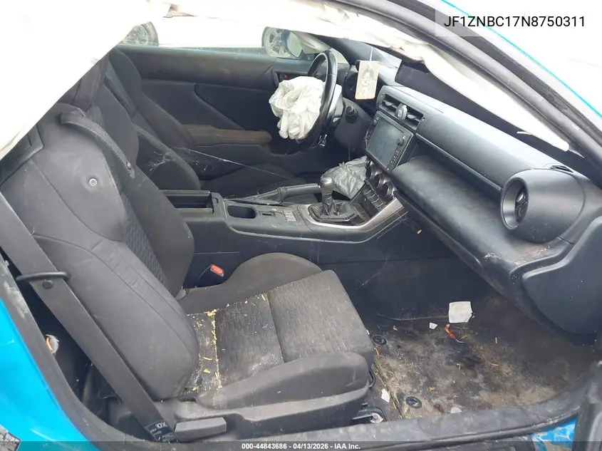 2022 Toyota Gr86 VIN: JF1ZNBC17N8750311 Lot: 44843686