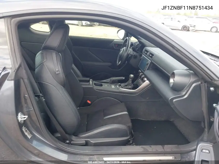 2022 Toyota Gr86 Premium VIN: JF1ZNBF11N8751434 Lot: 44925402