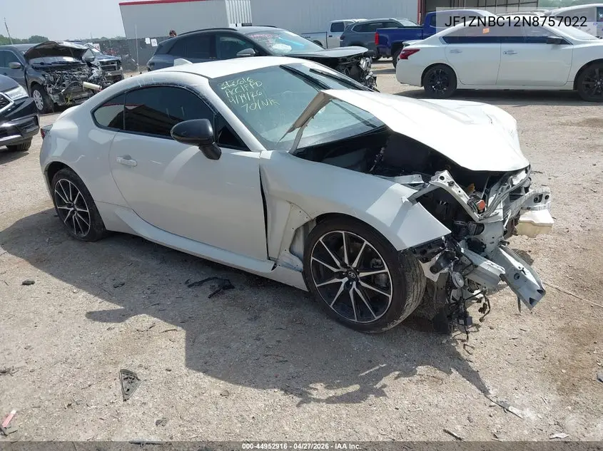 2022 Toyota Gr86 VIN: JF1ZNBC12N8757022 Lot: 44952916